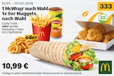 1 McWrap nach Wahl 1x 6er Nuggets nach Wahl von McDonald's im aktuellen McDonalds Prospekt für 10,99 €