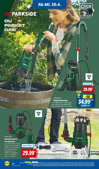 Schmutzwasser-Tauchpumpe im Lidl Prospekt "LIDL LOHNT SICH" mit 61 Seiten (Leipzig)
