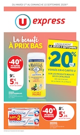 Prospectus Supermarchés U Express en cours à Nans-les-Pins et alentours, "U Express", 16 pages, 01/09/2026 - 13/09/2026 Catalogue Supermarchés U Express en cours à Nans-les-Pins et alentours, "U Express", 16 pages, 01/09/2026 - 13/09/2026