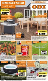 Aktueller OBI Baumarkt Prospekt in Beverungen und Umgebung, "Geniessen Sie die Gartenzeit!" mit 16 Seiten, 11.05.2024 - 18.05.2024