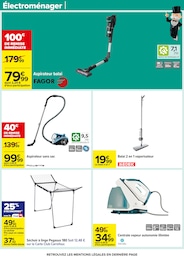 Prix et réduction Rowenta dans le prospectus Carrefour en cours Offre Rowenta dans le catalogue Carrefour du moment à la page 69