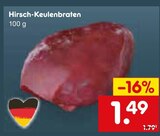 Hirsch-Keulenbraten im Angebot bei Netto Marken-Discount in Nordhausen Hirsch-Keulenbraten Angebote bei Netto Marken-Discount Nordhausen für 1,49 €