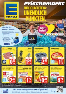 Aktueller EDEKA Frischemarkt Prospekt "Top Angebote" Seite 1 von 4 Seiten für Hohenfelde