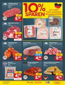 Hähnchen im Netto Marken-Discount Prospekt "Aktuelle Angebote" mit 60 Seiten (Duisburg)