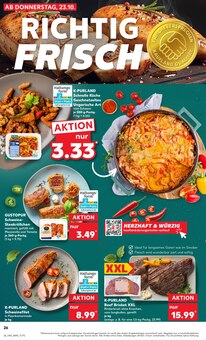 Rindfleisch im aktuellen Kaufland Prospekt (Salzgitter) Rindfleisch im Kaufland Prospekt "Aktuelle Angebote" mit 61 Seiten (Salzgitter)