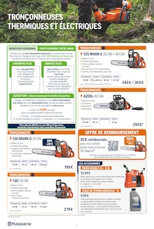 Catalogue Husqvarna de la semaine 45, "OFFRES EXCLUSIVES ET NOUVEAUTÉS AUTOMNE 2025", page 2, 15/09/2025 - 31/12/2025 Prospectus Husqvarna en cours, "OFFRES EXCLUSIVES ET NOUVEAUTÉS AUTOMNE 2025", page 2 sur 16