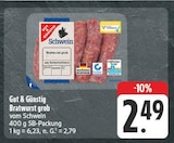 Aktuelle Bratwurst Angebote bei EDEKA in Würzburg Aktuelles Bratwurst grob Angebot bei EDEKA in Würzburg ab 2,49 €