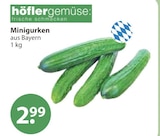 Gurken im V-Markt Prospekt Minigurken von höflergemüse im aktuellen V-Markt Prospekt für 2,99 €
