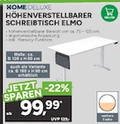 Höhenverstellbarer Schreibtisch Elmo Angebote von Home Deluxe bei Marktkauf Plauen für 99,99 €