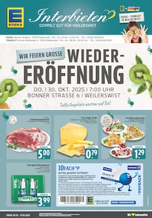 EDEKA Swisttal Prospekt der aktuellen Woche, gültig von 27.10.2025 bis 31.10.2025 Aktueller EDEKA Swisttal Prospekt "Aktuelle Angebote" mit 4 Seiten