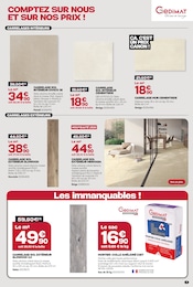 Promos Carrelage Mural dans le catalogue "POUR BIEN RÉNOVER COMPTEZ SUR NOUS..." de Gedimat Carrelage Mural en promo dans le catalogue Gedimat à la page 7