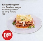 Lasagne Bolognese oder Gemüse-Lasagne bei V-Markt im Illertissen Prospekt für 0,89 €