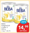 Beba Folgemilch 2 oder 3 von Nestlé für 14,99 € bei budni im Angebot Beba Folgemilch 2 oder 3 von Nestlé im aktuellen budni Prospekt