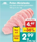 Puten-Ministeaks im Angebot bei Netto Marken-Discount in Garbsen Puten-Ministeaks Angebote von Gut Ponholz bei Netto Marken-Discount Garbsen für 2,99 €
