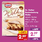 Backmischung Wolke im Netto Marken-Discount Prospekt Backmischung Wolke von Dr. Oetker im aktuellen Netto Marken-Discount Prospekt für 2,29 €