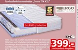 Taschenfederkernmatratze „Senso TFK XXL" von Ergo Dream im aktuellen Segmüller Prospekt