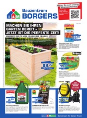 Aktueller Bauzentrum Borgers Prospekt mit Hochdruckreiniger, "MACHEN SIE IHREN GARTEN BEREIT - JETZT IST DIE PERFEKTE ZEIT!", Seite 1