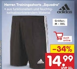 Herren Trainingsshorts "Squadra" Angebote von Adidas bei Netto Marken-Discount Neuss für 14,99 €