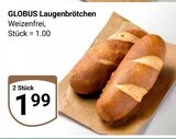 GLOBUS Hockenheim - Laugenbrötchen Angebot im Prospekt Laugenbrötchen bei GLOBUS im Hockenheim Prospekt für 1,99 €