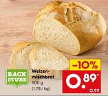 Aktuelle Brötchen Angebote bei Netto Marken-Discount in Ulm Aktuelles Weizenmischbrot Angebot bei Netto Marken-Discount in Ulm ab 0,89 €
