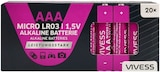 Batterien Micro AAA Angebote von VIVESS bei REWE Bamberg für 5,99 €