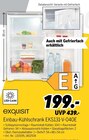 Einbau-Kühlschrank EKS131-V-040E Angebote von exquisit bei MEDIMAX Aschaffenburg für 199,00 €