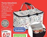 Aktuelles Thermo-Einkaufskorb Angebot bei GLOBUS in Saarbrücken ab 6,99 €