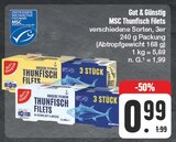 Aktuelle Thunfisch Angebote bei EDEKA in Erlangen Aktuelles MSC Thunfisch Filets Angebot bei EDEKA in Erlangen ab 0,99 €