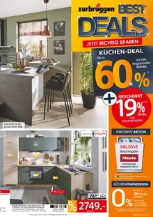 Küche im Zurbrüggen Prospekt "BEST DEALS" mit 24 Seiten (Bremen)