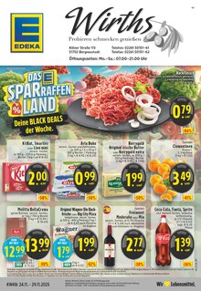 Cola im aktuellen EDEKA Prospekt (Gummersbach) Cola im EDEKA Prospekt "Aktuelle Angebote" mit 26 Seiten (Gummersbach)