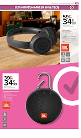 Promos JBL dans le catalogue "LES INDISPENSABLES DE LA SAISON" de Carrefour Market à la page 17