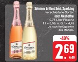 Brillant Sekt, Sparkling oder Alkoholfrei bei E center im Litzendorf Prospekt für 2,69 €