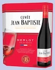 Vin de france merlot rouge - CUVÉE JEAN BAPTISTE en promo chez Intermarché Calais à 6,76 €