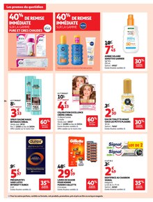 Promotion Garnier dans le prospectus Auchan Hypermarché, valable du 15/07/2026 au 26/07/2026 Promo Garnier dans le catalogue Auchan Hypermarché du moment à la page 34