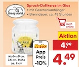 Spruch-Duftkerze im Glas im aktuellen Prospekt bei Netto Marken-Discount in Gnarrenburg