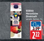 EDEKA - Herzstücke Direktsaft Apfel Johannisbeer Kirsch Angebot im Prospekt Herzstücke Direktsaft Apfel Johannisbeer Kirsch bei EDEKA im Prospekt "" für 2,22 €