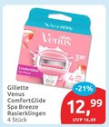 ComfortGlide Spa Breeze Rasierklingen im Angebot bei budni in Norderstedt ComfortGlide Spa Breeze Rasierklingen Angebote von Gillette Venus bei budni Norderstedt für 12,99 €