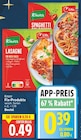 Fix-Produkte Lasagne von Knorr für 0,39 € bei E center im Angebot Fix-Produkte Lasagne von Knorr im aktuellen E center Prospekt