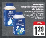 Schlagrahm im Angebot bei EDEKA in Plauen Schlagrahm Angebote von Weihenstephan bei EDEKA Plauen für 1,29 €