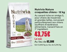 Real Nature - Nutrivia nature - Animalis Real Nature - Nutrivia nature à 43,75 € dans le catalogue Animalis "Les ani'max, 10 jours de maxi remises"