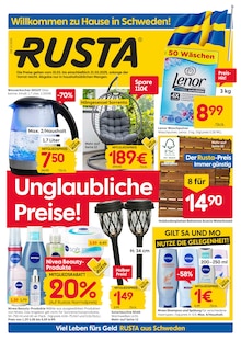 Rusta Prospekt Willkommen zu Hause in Schweden! mit  Seiten in Kleinbockedra und Umgebung