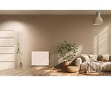 Radiateur électrique à inertie sèche cœur de céramique blanc "Loxy" 1000 W en promo chez Brico Dépôt Poitiers à 79,90 €