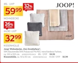 Wohndecke „Uni-Doubleface“ oder Kissenhülle Angebote von Joop! bei XXXLutz Möbelhäuser Siegen für 32,99 €