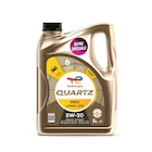 Huile moteur totalenergies quartz ineo long life 5w30 essence et diesel 5 l - TOTAL - Norauto à Calais Huile moteur totalenergies quartz ineo long life 5w30 essence et diesel 5 l - TOTAL en promo chez Norauto Calais à 46,79 €
