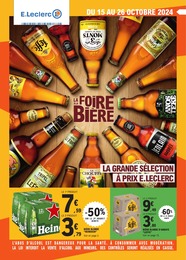 Prospectus E.Leclerc à Saint-Cère, "LA FOIRE À LA BIÈRE", 16 pages, 15/10/2024 - 26/10/2024