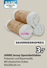 JANNE Jersey-Spannbettlaken im JYSK Prospekt JANNE Jersey-Spannbettlaken von im aktuellen JYSK Prospekt für 3,00 €