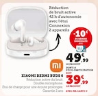Redmi Buds 6 - Xiaomi en promo à 39,99 € chez Hyper U Redmi Buds 6 - Xiaomi dans le catalogue Hyper U