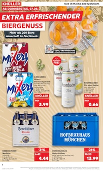 Krombacher im aktuellen Kaufland Prospekt (Mainz) Krombacher im Kaufland Prospekt "EXTRA-ANGEBOTE" mit 8 Seiten (Mainz)