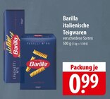 Barilla italienische Teigwaren Angebote bei famila Nordost Neustadt für 0,99 €