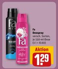 Deospray im Angebot bei REWE in Gelsenkirchen Deospray Angebote von Fa bei REWE Gelsenkirchen für 1,29 €